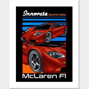 Legendary McLaren Car Posters and Art